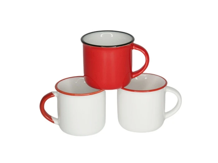 All Glazed Ceramic Enamel Mug