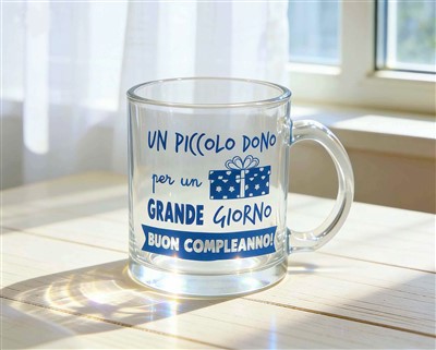 11oz bedrukte glazen mok