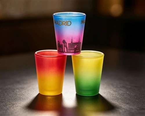 Op maat gemaakte shotglasmok met sticker: een unieke keramische geschenkkeuze...
